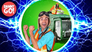 quotGimme That Garbagequot 🚛 💪 Garbage Truck Song ⚡️HYPERSPEED REMIX⚡️ Danny Go Songs for Kids [upl. by Pinckney]