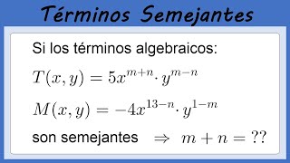 TÉRMINOS SEMEJANTES  4 EJERCICIOS RESUELTOS  POLINOMIOS 2 [upl. by Ynnek]