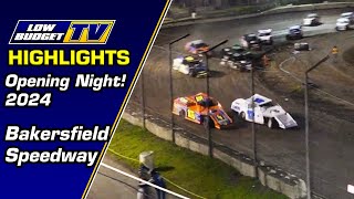 Highlights Bakersfield Speedway Opening Night 2024 [upl. by Attevaj]