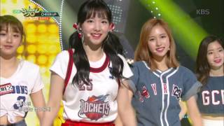 뮤직뱅크  트와이스 9인 9색 완벽 무대 ‘CHEER UP‘20160506 [upl. by Pontias]