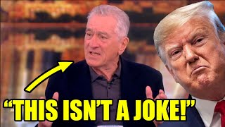 Robert De Niro GOES VIRAL On ‘The View’ With DIRE Trump WARNING⛔️ [upl. by Kassie]