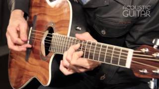 New Gear Ovation Celebrity Jumbo review from Acoustic Guitar [upl. by Rozalie]