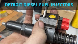 Detroit Diesel Injectors  building and testing [upl. by Neened]