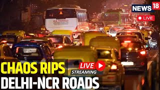 Delhi NCR News Live  Rain Pounds DelhiNCR Live  Monsoon Rain  IMD Weather Forecast Live  N18L [upl. by Aizirk]