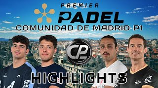 TAPIA amp COELLO VS LIJÓ amp RUBIO  R16 Premier Padel Comunidad de Madrid P1  HIGHLIGHTS [upl. by Auof]