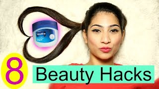 8 Magical BEAUTY HACKS Using Vaseline  Must Know  Anaysa [upl. by Justin]