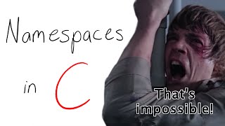 Namespaces in C Renamable libraries [upl. by Ludwog]