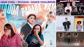 ATEEZ 에이티즈 Meme Song  Woosan Compilation  TikTok Dance Challenge  The Silence of IDOL Reaction [upl. by Lalita62]