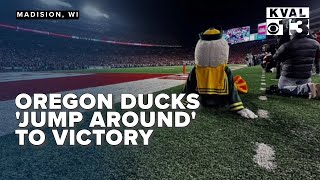 Oregon Ducks quotJump Aroundquot to victory [upl. by Rufe]