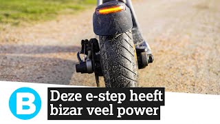 Deze elektrische step gaat als een malle [upl. by Erapsag]