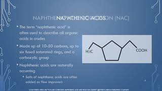 OCMS Video 8 Section 6 Mechanism of Naphthenic Acid Corrosion [upl. by Landau]