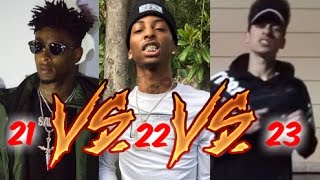 21 Savage Vs 22 Savage Vs 23 Savage [upl. by Leban]