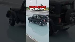 TharRoxx Stability Test😵 tharroxx automobile mahindrathar thar suv stability cars offroad [upl. by Lucrece]