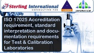 ISO 17025 Accreditation Requirements for NABL UKAS ENAS Certificate for test amp calibration labs [upl. by Sitra]