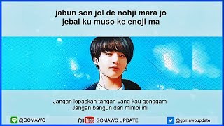 Easy Lyric JUNGKOOK BTS  EUPHORIA by GOMAWO Indo Sub [upl. by Robb]