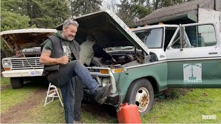 Old Dead ford dump truck Come On Baby you can do it [upl. by Toogood474]