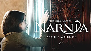 The Chronicles of Narnia 🦁 ASMR Ambience amp Soft Music ◈ Rain amp Snow Sounds ◈ Into the Wardrobe [upl. by Morez]