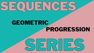 Sequences and Series Geometric Progression  As Level  Concept [upl. by Sura580]