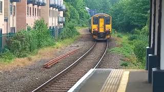 Class 150 GWR Service Departing Falmouth Docks [upl. by Maxfield]