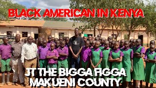 JT THE BIGGA FIGGA black American working for Kenya Makueni county [upl. by Ominorej114]