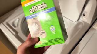 Affresh Washing Machine Cleaner Cleans Front Load and Top Load Washers Review [upl. by Trudy]