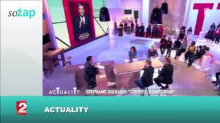 Cyril HANOUNA  Stéphane GUILLON balance sur le plateau dActuality  consommation de la cocaïne [upl. by Nahshu909]