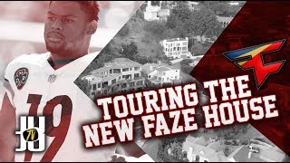 JuJu SmithSchuster Tours FaZe Hollywood Mansion [upl. by Nakhsa892]