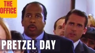 Funny Moments “The Office”  It’s Pretzel Day [upl. by Shiller989]