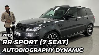 2019 Range Rover Sport 30SDV Autobiography Dynamic 7 Seat [upl. by Enyawd]