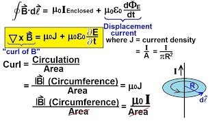 Physics 46 Maxwells Equations 20 of 30 Differential Form of Amperes Law 1 [upl. by Norrab898]