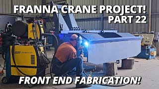 Front End FABRICATION amp NEW Cab Build Begins  Franna Crane Project  Part 22 [upl. by Jonie544]