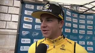 Dylan Groenewegen  Postrace interview  Stage 5  Volta a la Comunitat Valenciana 2019 [upl. by Amihc70]