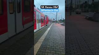 OffenbachOst Einfahrt RB430S8➡️HanauHbf sbahn shorts [upl. by Ena]