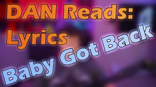 Dan Reads Sir Mix a Lot  Baby Got Back Song Lyrics [upl. by Emawk]