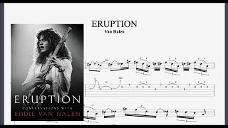 ERUPTION  Eddie Van Halen  Guitar Notes and Tablature [upl. by Asiuqram549]