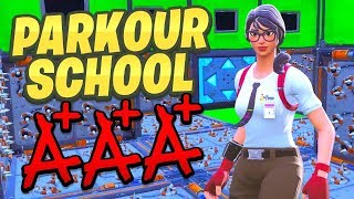 I went to PARKOUR SCHOOL in Fortnite [upl. by Ephram]