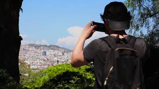 Barcelona from on high with the Montjuïc Cable Car [upl. by Ravahs]