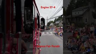 Solanco Fair Parade 2024 goprohero8 qfd57 pierce engine4 [upl. by Nahtannoj]