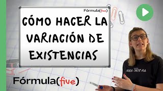 CÓMO HACER LA VARIACIÓN DE EXISTENCIAS CONTABILIDAD [upl. by Shandy]