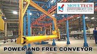 Power amp Free Conveyor  Movetech Conveyors Pvt Ltd [upl. by Edlitam]