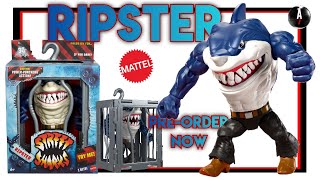 Mattel Street Sharks RIPSTER 30th Anniversary Action Figure Preorder [upl. by Auqinet]