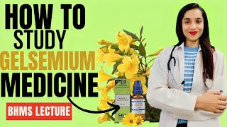 Gelsemium medicine BHMS lecture video  Gelsemium homeopathic medicine lecture  Johari BHMS [upl. by Edmond470]