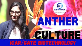 anther culture in plant tissue culture Tissue culture techniques  Biotechnology GATE ICAR [upl. by Vasiliki]