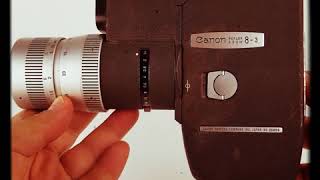 Canon Reflex Zoom 83” 8mm Movie Camera 1962 [upl. by Arod]