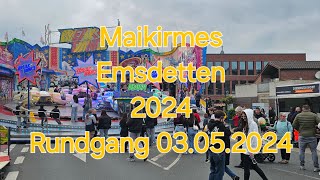 Rundgang Maikirmes Emsdetten 2024 [upl. by Jacobba]