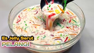 LUDES DALAM SEKEJAP ‼️MINUMAN ES JELLY SERUT PELANGI IDE JUALAN 2023  Modal Kecil Untung Besar [upl. by Map104]