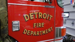 Detroit Fire Department Inhouse Visit E50 L23 M15 C9 2014 [upl. by Ennovad]