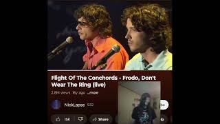 FLIGHT OF THE CONCHORDS FRODO DONT WEAR THE RING THIS WAS EPIC 😂 💜 🖤 INDEPENDENT ARTIST REACTS [upl. by Dressler437]