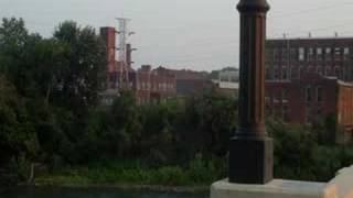 Danville VA seen from Main Street Bridge [upl. by Tremaine]