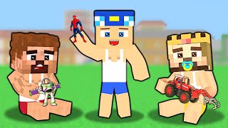 FAKİR KEREM VE ZENGİN BEBEK OLDU 😱  Minecraft [upl. by Joslyn585]